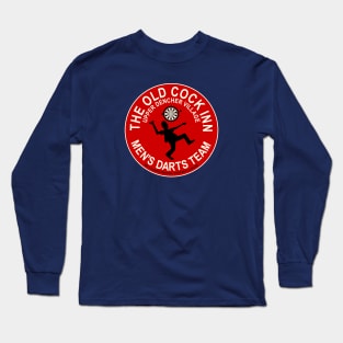 The Old Cock Inn Darts Team - Red Long Sleeve T-Shirt